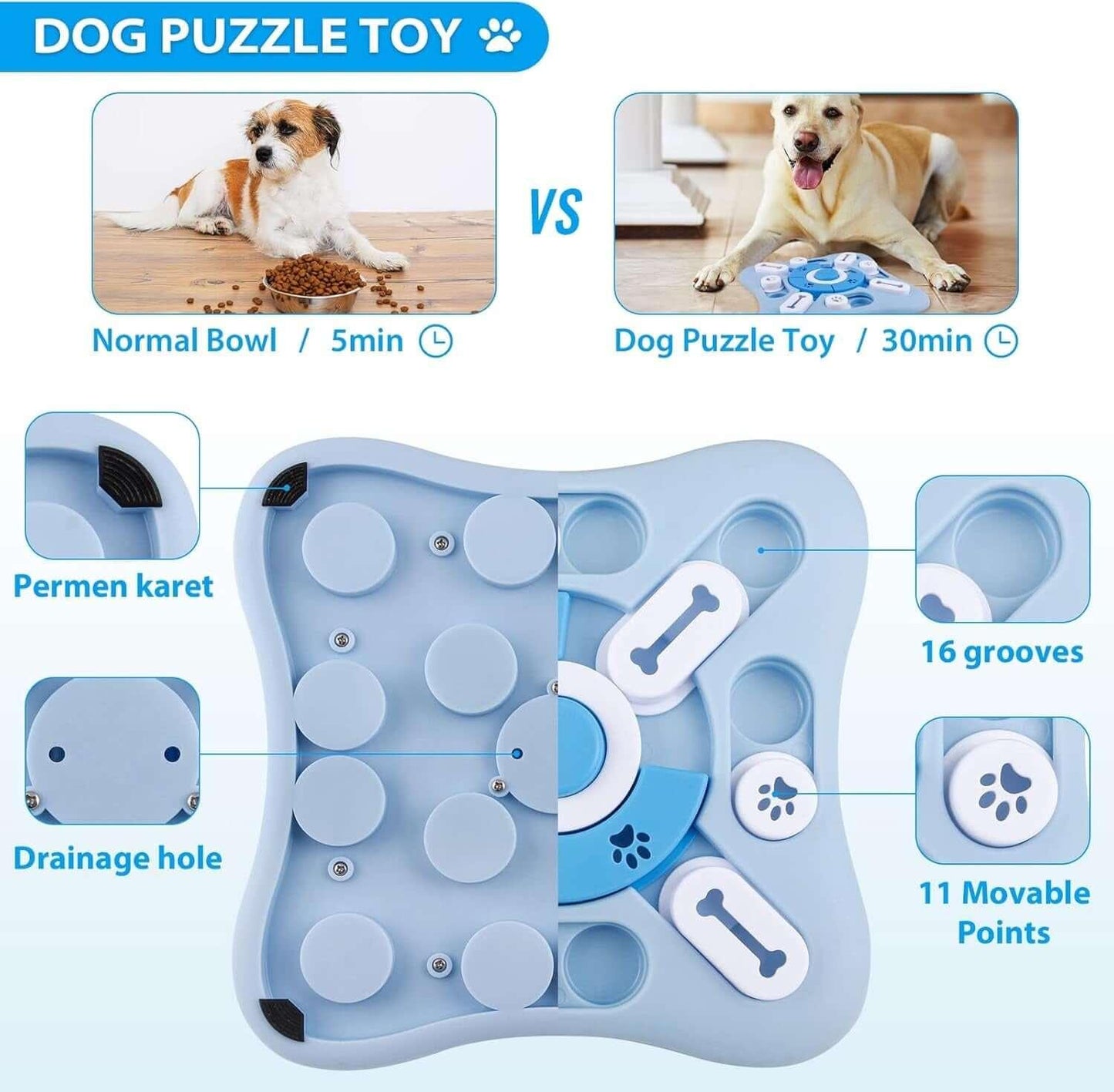 Interactieve Honden Puzzel