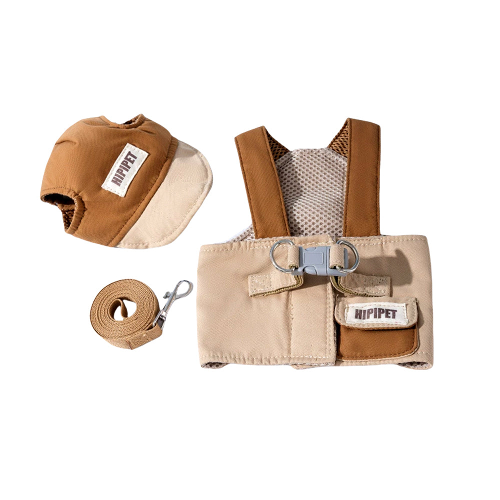 3-in-1 Hond Harnas Set Met Pet