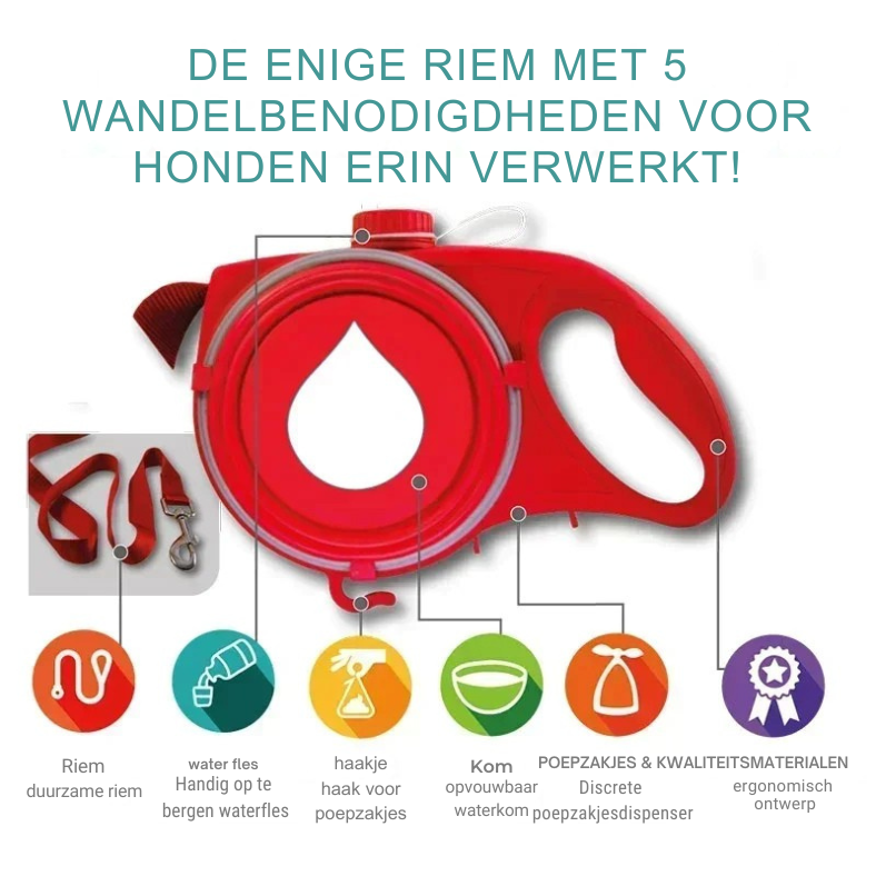 Alles-in-één Hondenriem