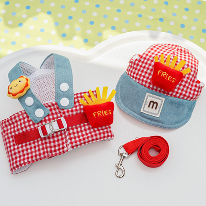 3-in-1 Hond Harnas Set Met Pet