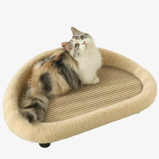 2-in-1 Krabkussen & Kattenbed